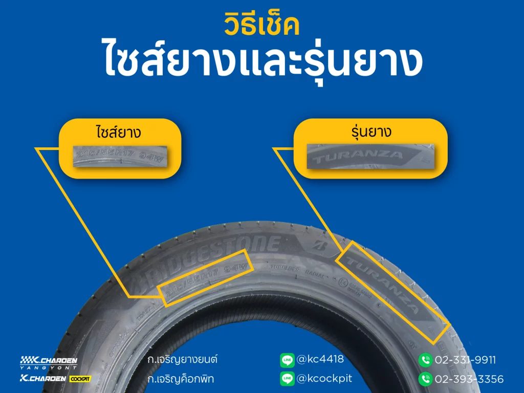 วิธีเลือกยางรถยนต์
